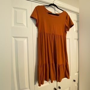 Pink Rose peplum tunic - size XLarge